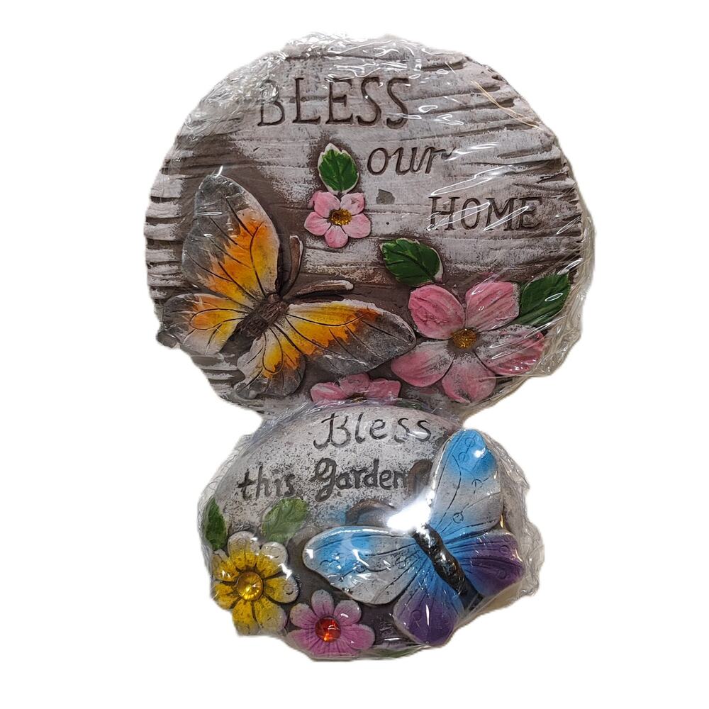 Butterfly Floral Garden Stone Bundle